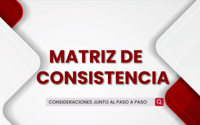 Que es y como hacer una matriz de consistencia para una tesis o articulo cientifico